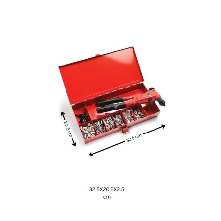 1 x Set of Pliers GO360 + 300 Nut Rivet