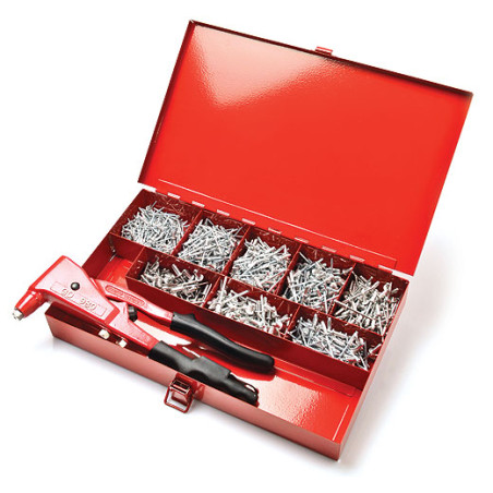 1 x Set of Pliers GO9800 + 1000 Rivet DEGOMETAL