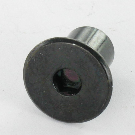 1 x Binder Nuts Flat Head Head Diameter: 22.5 Diameter Of Body 13 Lengh Under Head 18 M10 Black Zinc Plated