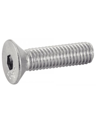1 x Set of 1240 Machine Screw Flat Head Hexagon...