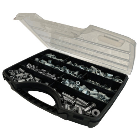1 x Set of 500 Nut Rivet Steel DEGOMETAL