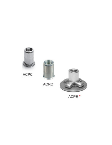 1 x Set of 500 Nut Rivet Steel DEGOMETAL