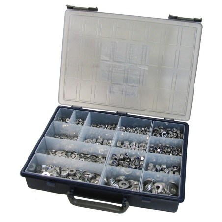 1 x Set of 1760 Washer / Hexagonal nut / lock nut Stainless Steel A2