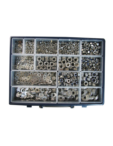 1 x Set of 1760 Washer / Hexagonal nut / lock...