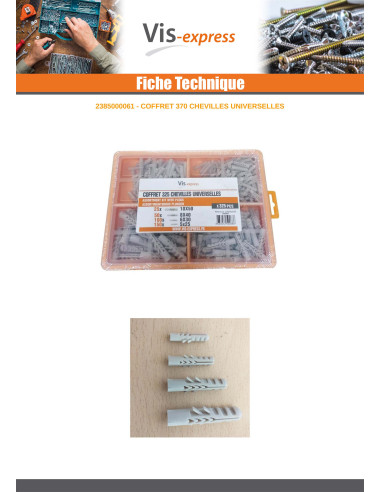 1 x Set of 325 Plug UNIVERSAL