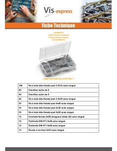 Set of Ironware Zinc Plated (415 ELEMENTS) 2