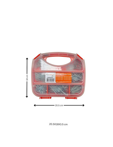 1 x Set of 280 Chipboard Screw Countersunk Head...