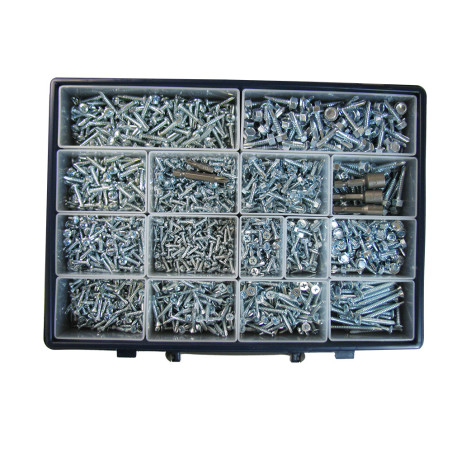 1 x Set of 1775 Self Drilling Countersunk Head / Pan Head Phillips / Hexagonal Head Zinc Plated