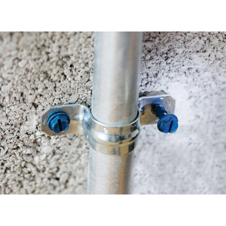 1 x Screw For Concrete Hexagonal Head Neoprene Bonded Sealing Washer Epdm 6.5X80 Blue Ruspert