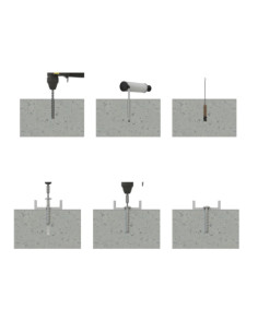 Screw For Concrete Head Pan Head Torx T30 6X60 Zinc Plated 2