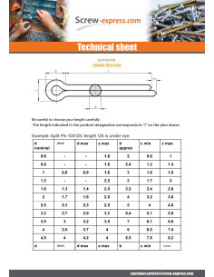 Pin Slotted Yellow Zinc 3.2X25 2