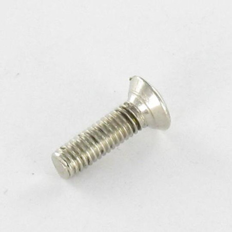 1 x Machine Screw Nickel Plated Brass Pan Countersunk Head Slotted M4X16