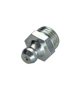 Grease Nipple Straight 1/4 Zinc Plated