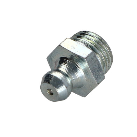 1 x Grease Nipple Straight M8 Pitch 100 Zinc Plated