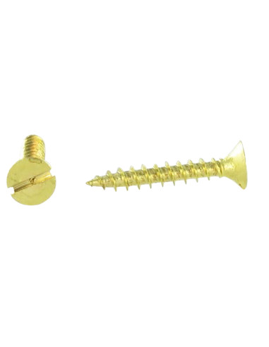 1 x Chipboard Screw Countersunk Head Slotted...