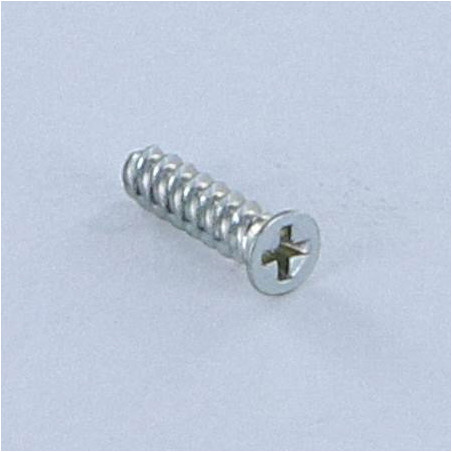 1 x Self Tapping Screw Linch Pin Plastic Countersunk Head Phillips 0 2.3X10 Zinc Plated micro screw