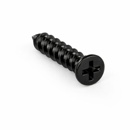 1 x Self Tapping Screw Linch Pin Plastic Countersunk Head Phillips 0 2.6X4 Black Zinc Plated micro screw