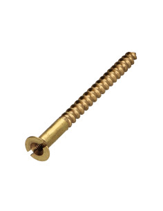 Wood Screw Brass 6X60 Hole And Drill M3 Pitch 60