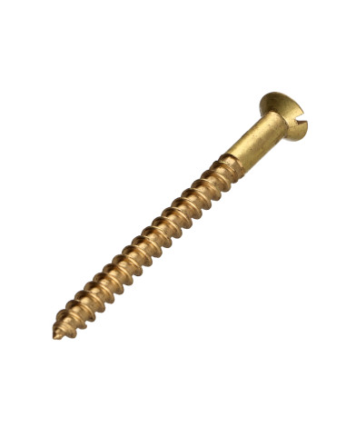 1 x Wood Screw Brass 6X60 Hole And Drill M3...