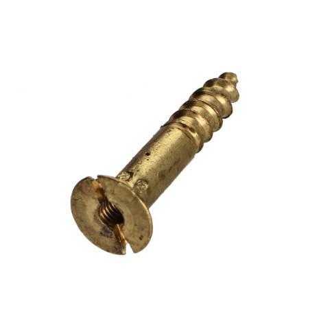 1 x Wood Screw Brass 6X50 Hole And Drill M3 Step 60