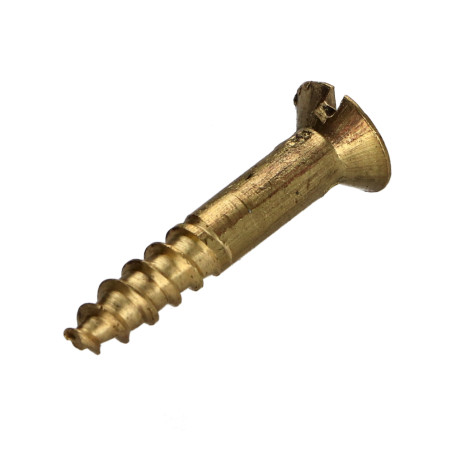 1 x Wood Screw Brass 4X30 Hole And Drill M3 Pitch 60