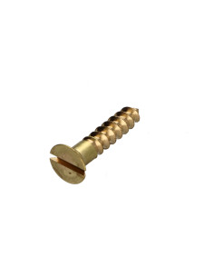Wood Screw Brass Countersunk Head Slotted 2.5X12 micro screw
