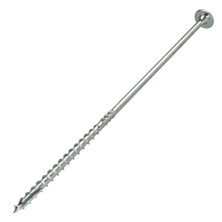 1 x Chipboard Screw Tekor Disc Head Screw T30 cut Type 17 Drilling Point 6X180 Thread Length: 70 Zinc Plated