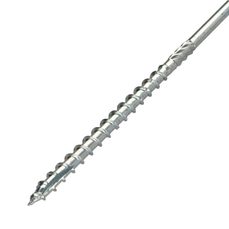 1 x Chipboard Screw Tekor Disc Head Screw T30 cut Type 17 Drilling Point 6X180 Thread Length: 70 Zinc Plated