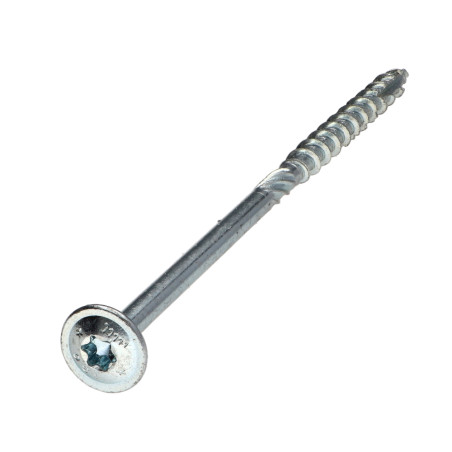 1 x Chipboard Screw Tekor Disc Head Screw T40 cut Type 17 Drilling Point 10X140 Thread Length: 80 Zinc Plated
