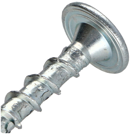 1 x Chipboard Screw Tekor Disc Head Screw T30 cut Type 17 Drilling Point 6X30 Full Thread Zinc Plated