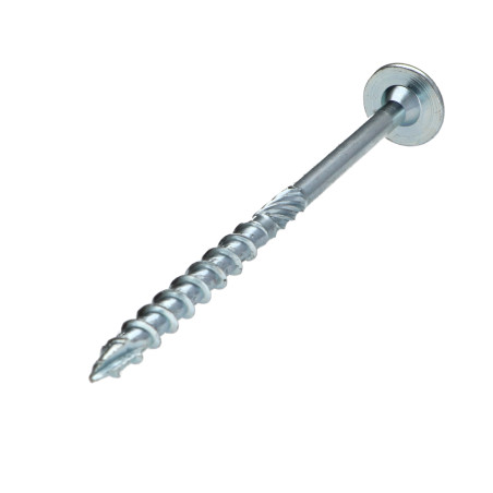 1 x Chipboard Screw Tekor Disc Head Screw T30 cut Type 17 Drilling Point 6X100 Thread Length: 50 Zinc Plated