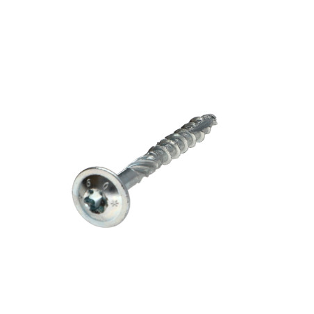 1 x Chipboard Screw Tekor Disc Head Screw T40 cut Type 17 Drilling Point 8X70 Thread Length: 42 Zinc Plated