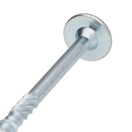 1 x Chipboard Screw Tekor Disc Head Screw T40 cut Type 17 Drilling Point 10X100 Thread Length: 50 Zinc Plated
