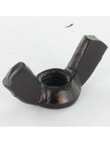 1 x Wing nut M4 Form American Black Zinc Plated