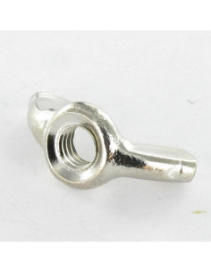 Wing nut Nickel Plated Brass M6 Form American 2