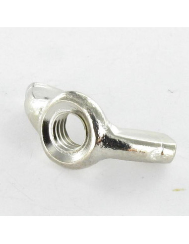 1 x Wing nut Nickel Plated Brass M6 Form American