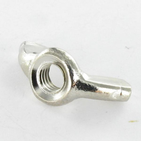 1 x Wing nut Nickel Plated Brass M6 Form American