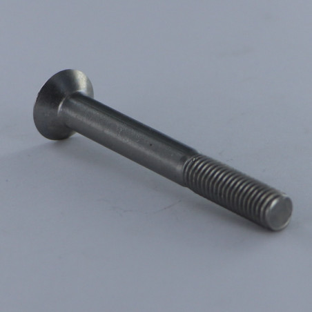 1 x Machine Screw Stainless Steel A2 Flat Head Hexagon Recess Hexagon Socket 5 M8X70 Partial Thread