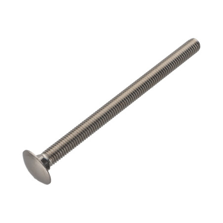 1 x Carriage Bolt Stainless Steel A2 M8X150 Full Thread