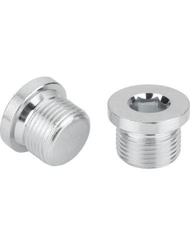 1 x Cap Hexagon Recess With Collar HC22...