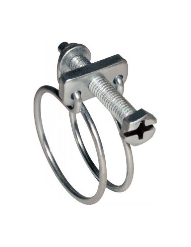 1 x Hose clamp double wire Diameter 26 to 30...