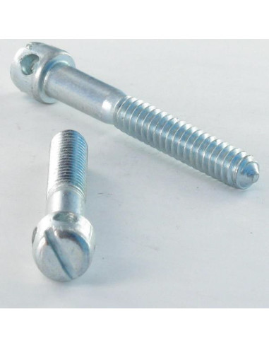 1 x Furniture Screw Zinc Plated M8X45 Partial...