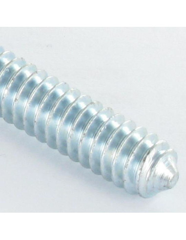 1 x Furniture Screw Zinc Plated M8X45 Partial...