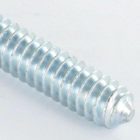 1 x Furniture Screw Zinc Plated M8X45 Partial Thread Pitch 150 Cross Head