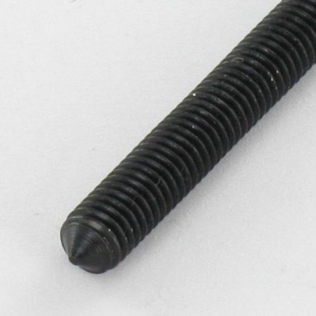 1 x Machine Screw Socket Head Hexagon Recess Hexagon Socket 2 M4X10 Cone Point Black Zinc Plated