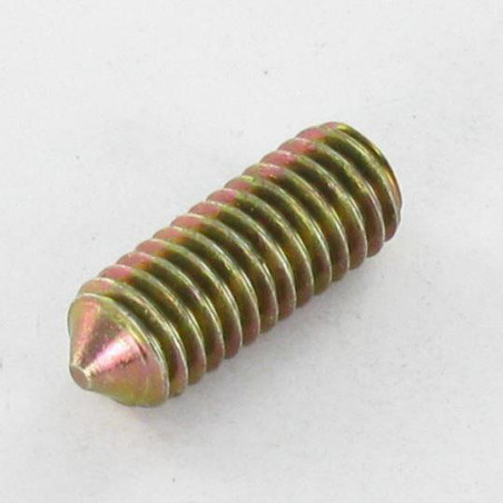 1 x Machine Screw Socket Head Hexagon Recess Hexagon Socket 3 M6X25 Cone Point Yellow Zinc