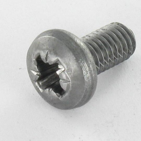 1 x Machine Screw Large Pan Head Pozi 3 M6X12 Steel