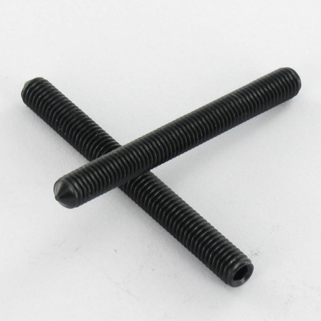 1 x Machine Screw Socket Head Hexagon Recess Hexagon Socket 2.5 M5X20 Cone Point Black Zinc Plated