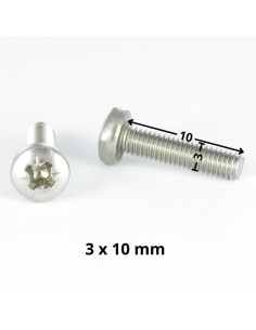 Machine Screw wide domed head Pozi PZ1 M3X10 Zinc Plated... 2