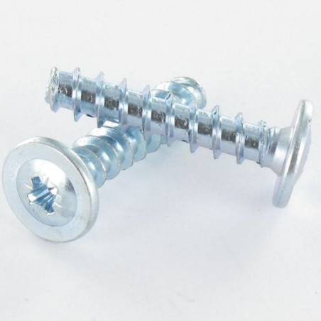1 x Euro screw Mushroom Pozi N°2 6.3X28 Zinc Plated For